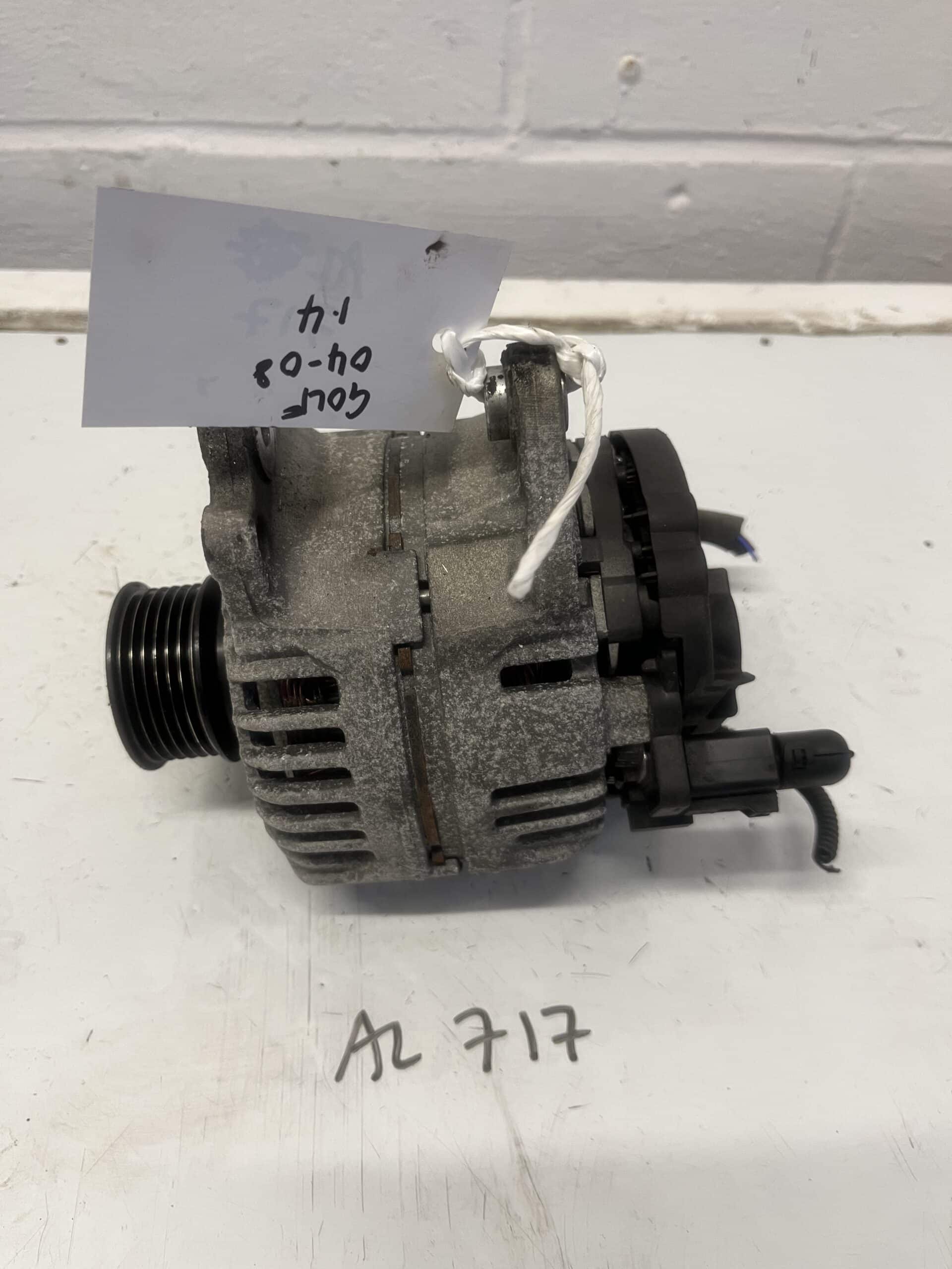 Volkswagen Golf 2004-2008 (Mk5) 1.4 16v Petrol Alternator 036903024J or 0124325127