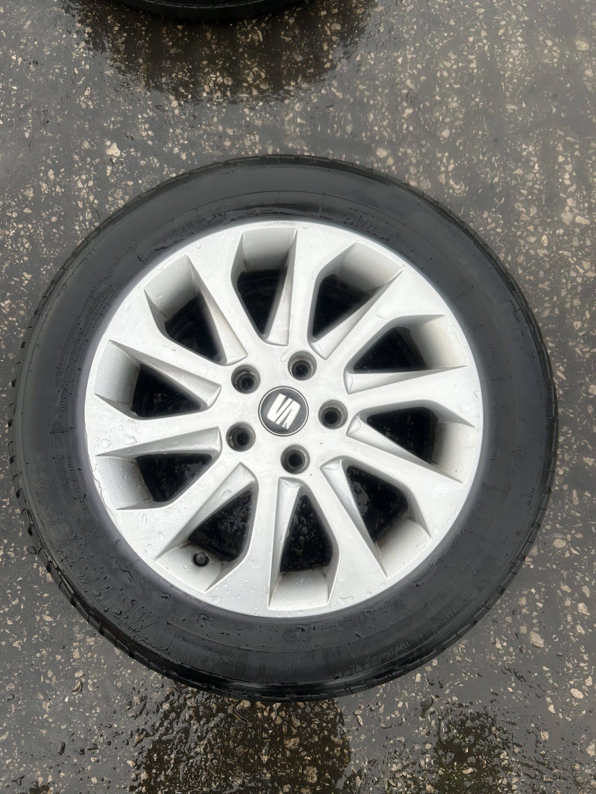Seat Leon 2012-2017 Single Alloy Wheel With Tyre – 205/55/16