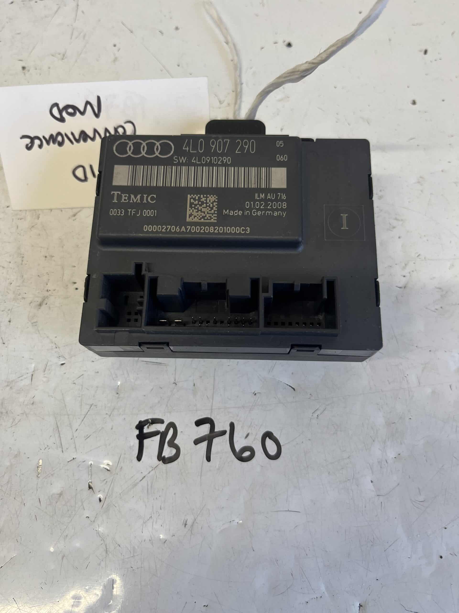 Audi Q7 2006-2010 Convenience Module – 4L0907290