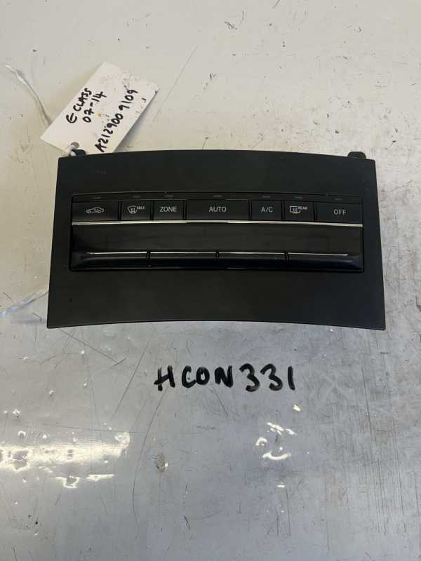 Mercedes E Class 2009-2014 Heater Control Panel – Climate – A2129009109