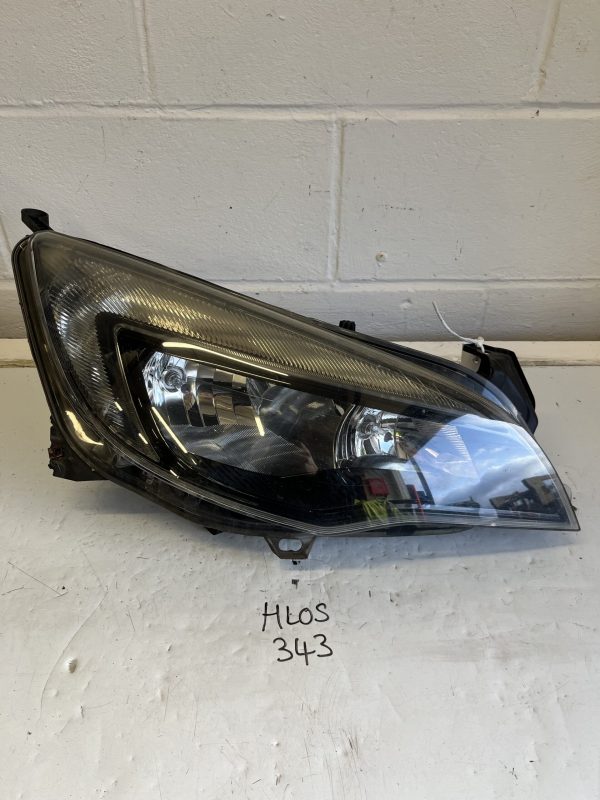 Vauxhall Astra 2010-2015 Hatchback/Estate Off Side Headlamp – Black Fascia – 13297721