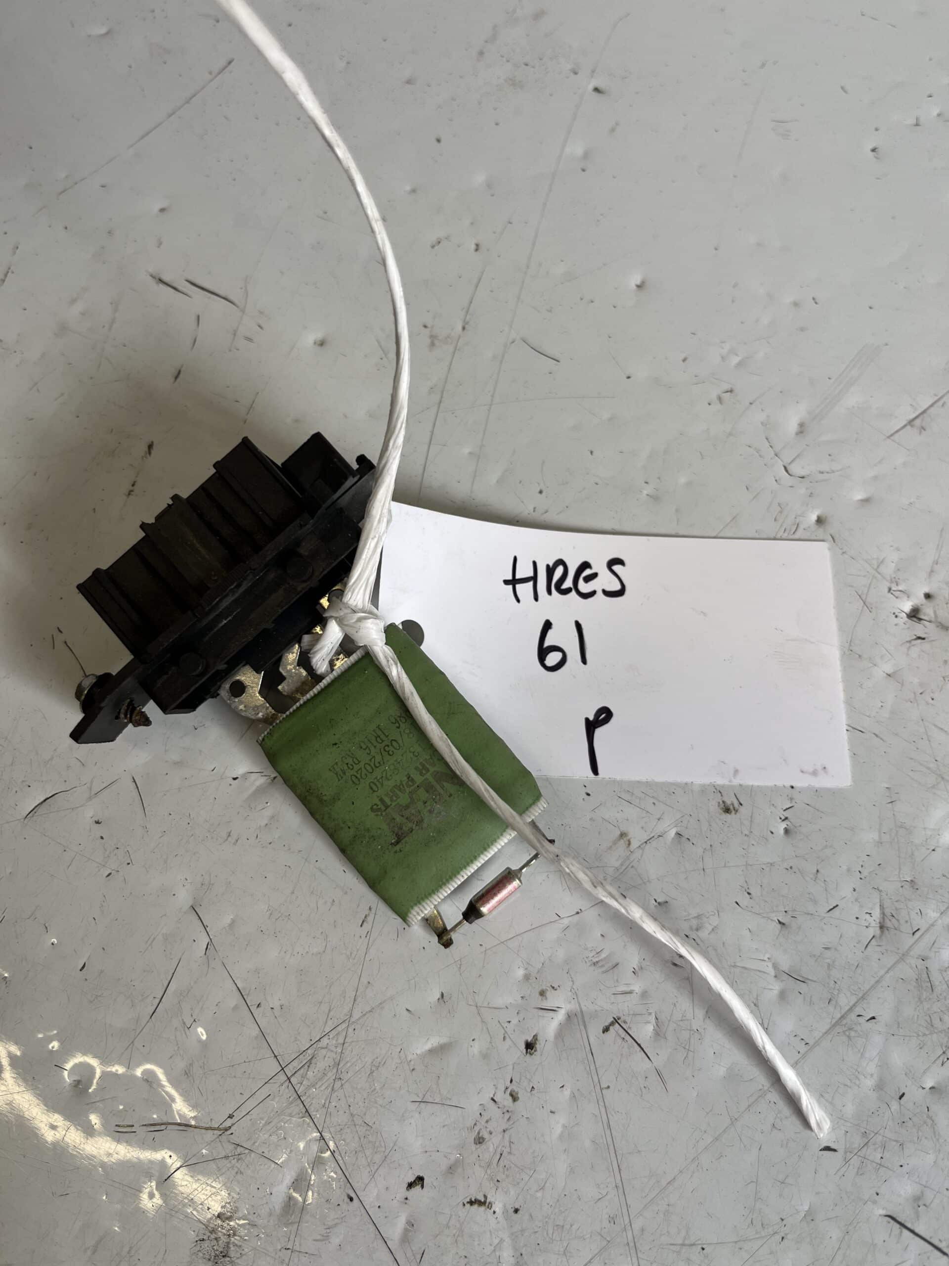 Citroen Berlingo / Peugeot Partner 2008-2017 Heater Resistor – 5 Pin Plug