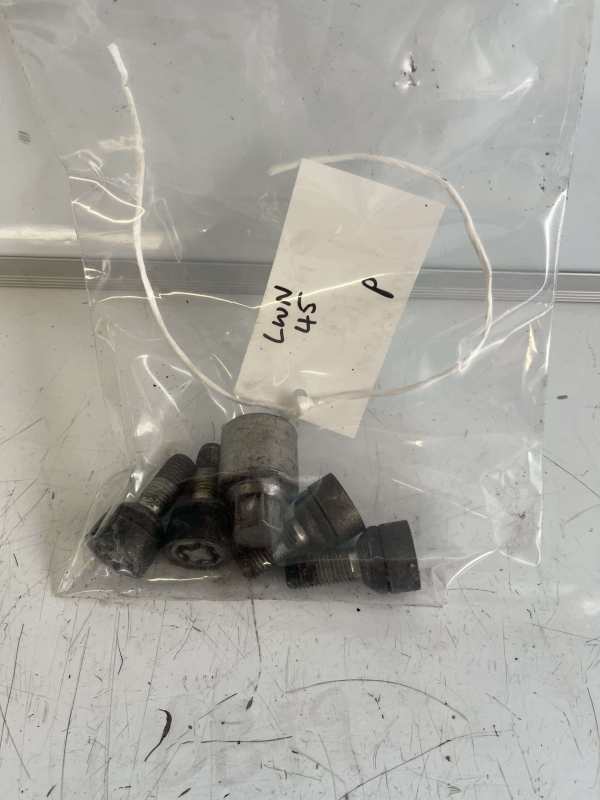 Volkswagen Up / Skoda Citigo / Seat Mii 2012-2021 Locking Wheel Nuts And Key