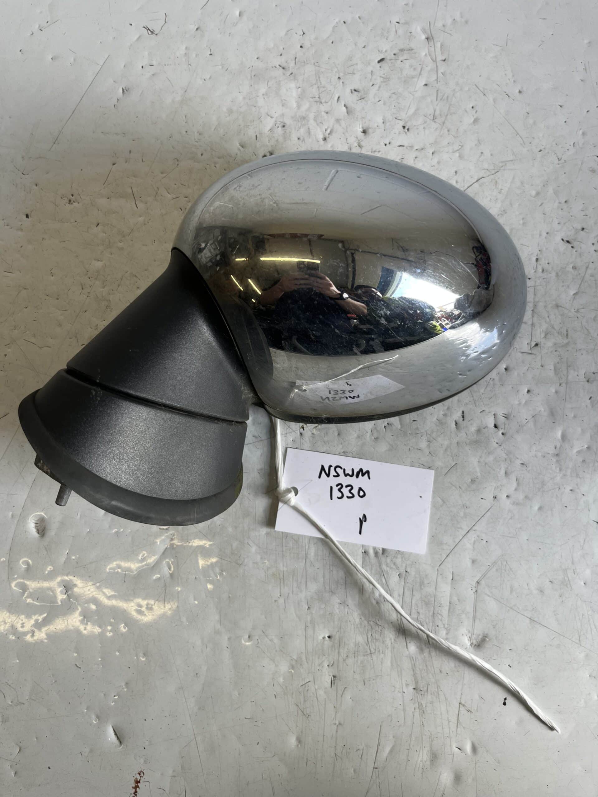 BMW Mini 2006-2015 3 Door Hatchback Near Side Electric Door Mirror – Chrome
