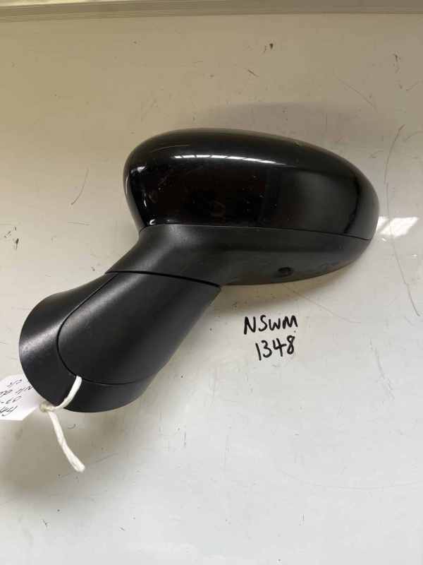 Fiat 500 2007-2015 Near Side Electric Door Mirror – Black Colour Coded