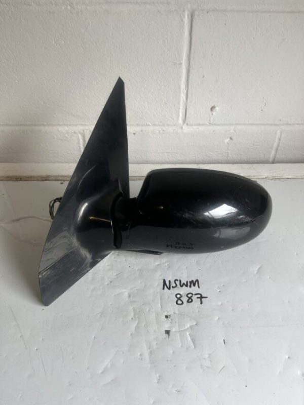 Ford Focus 1998-2004 Hatchback / Estate / Saloon Near Side Electric Door Mirror – Shiny Black