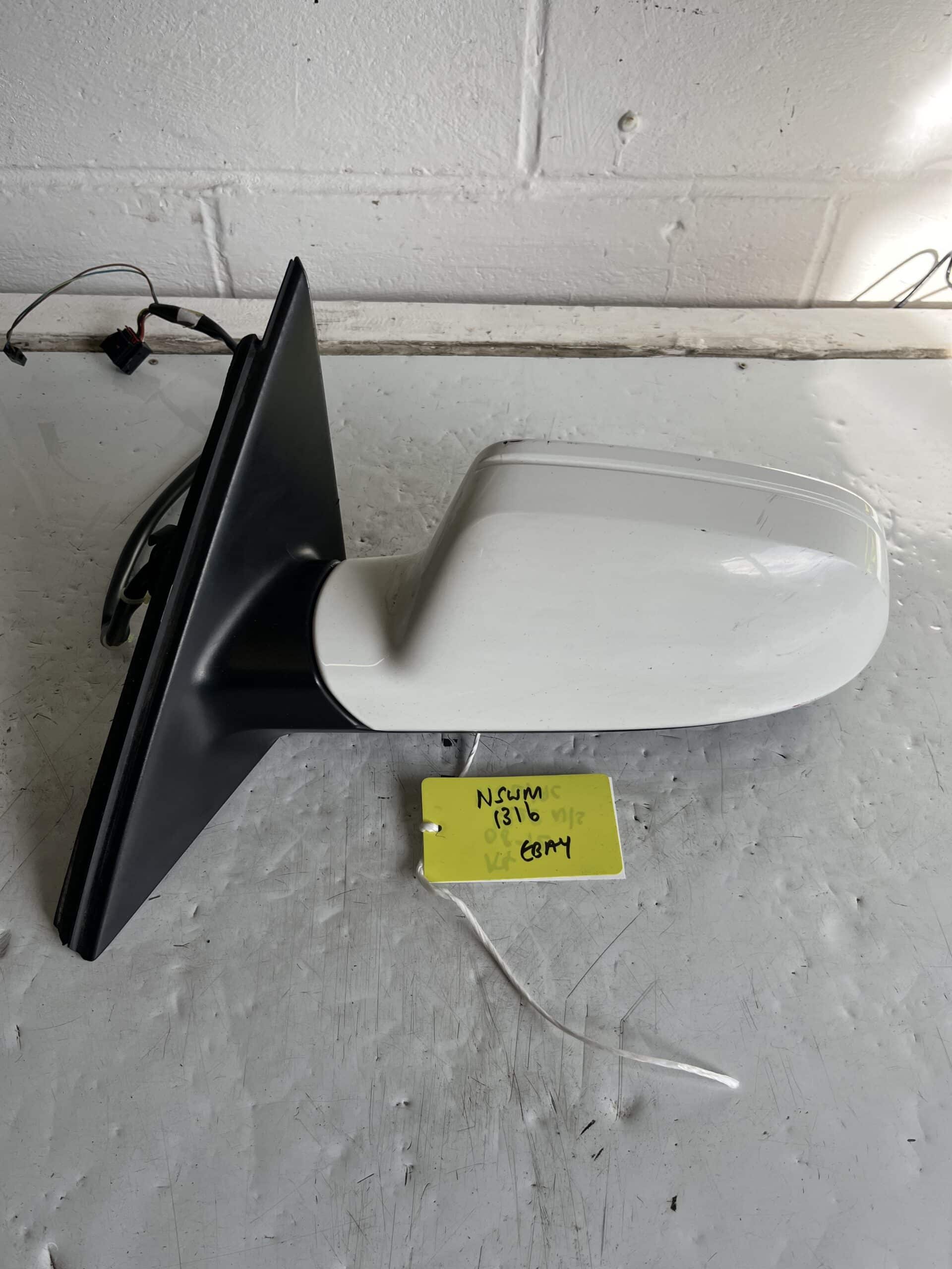 Audi A4 2008-2012 Saloon / Estate Near Side Electric Door Mirror – White LY9C ( Few Scratches See Pics )