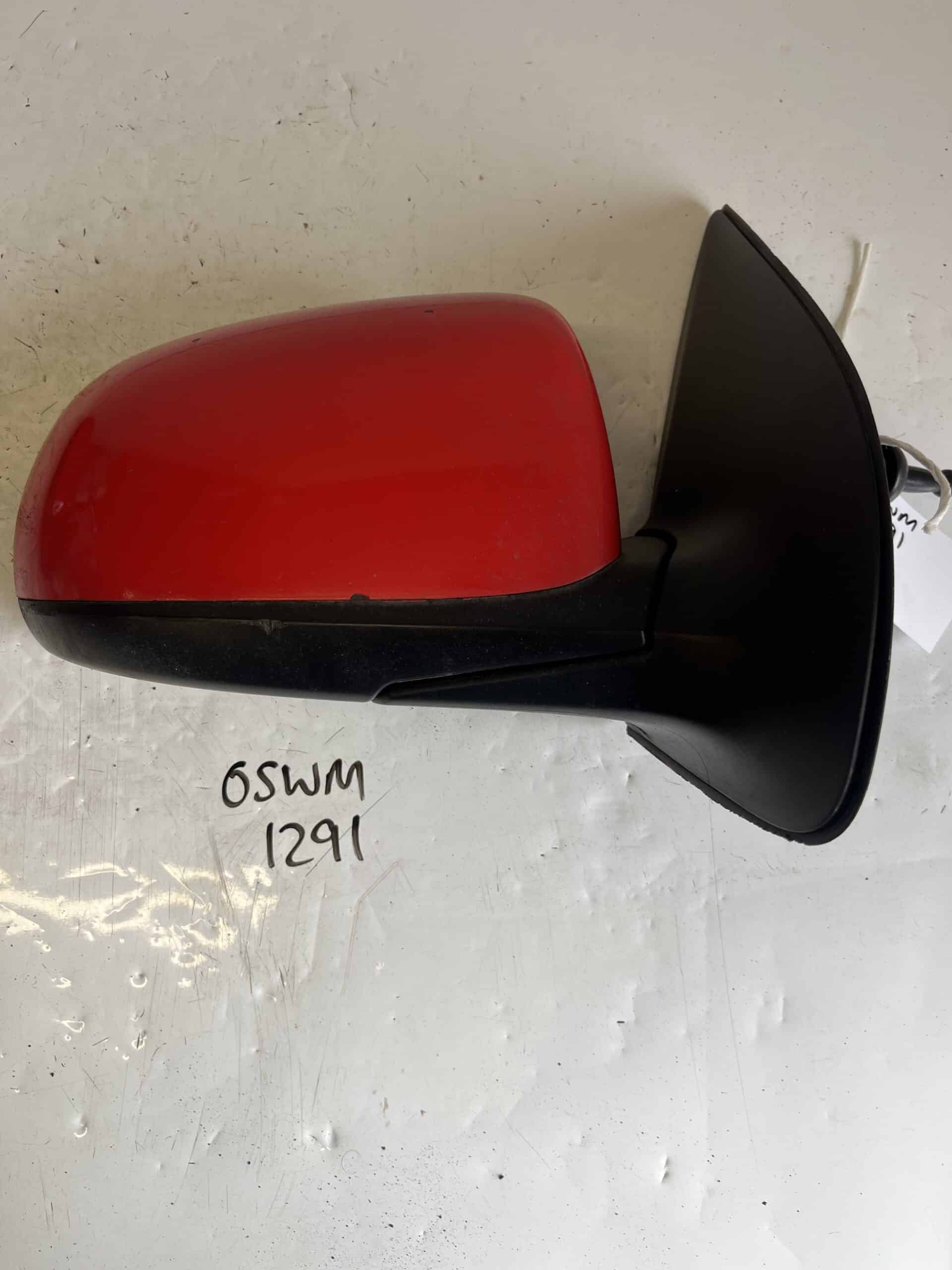 Hyundai i20 2009-2012 Off Side Manual Door Mirror – Red