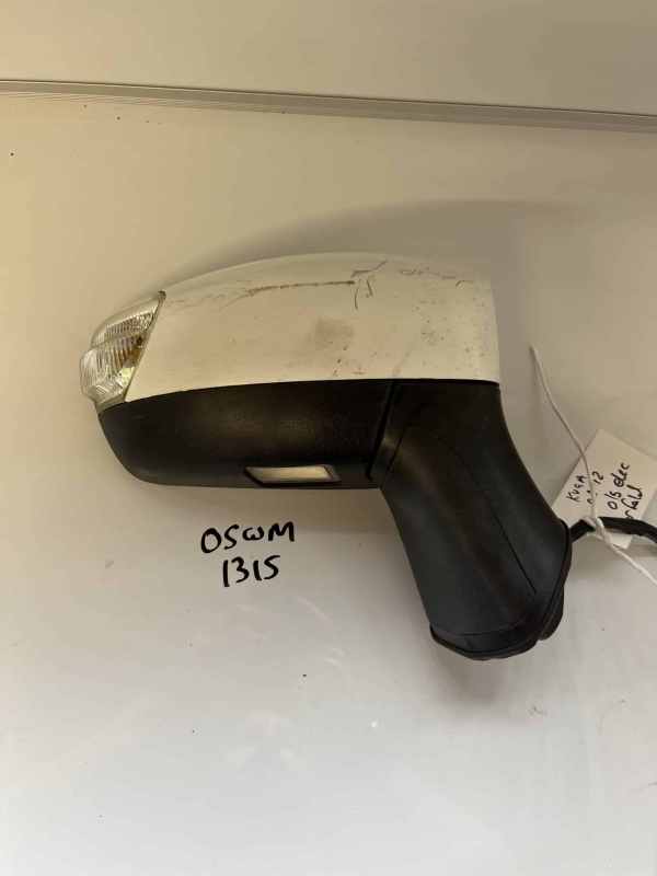 Ford Kuga 2008-2012 Hatchback / 4×4 Off Side Electric Door Mirror With Power Fold And Puddle Lamp – White