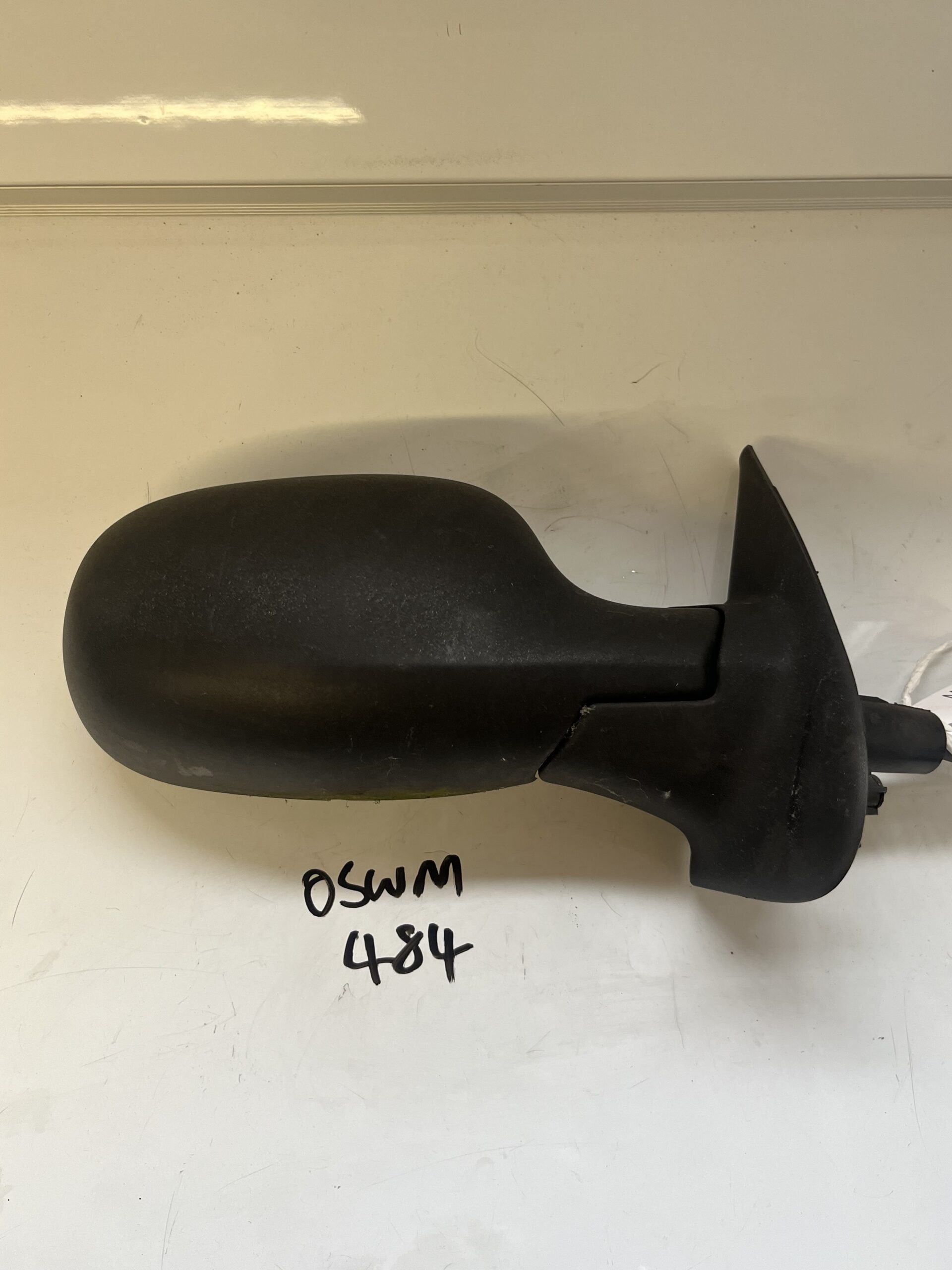 Nissan Micra 2003-2009 Off Side Manual Door Mirror in Black Plastic
