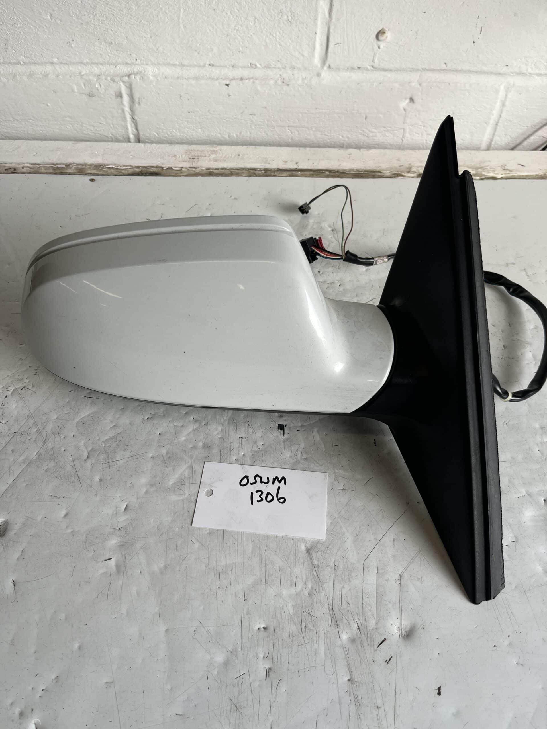 Audi A4 2008-2012 Saloon / Estate Off Side Electric Door Mirror – White LY9C Colour Code