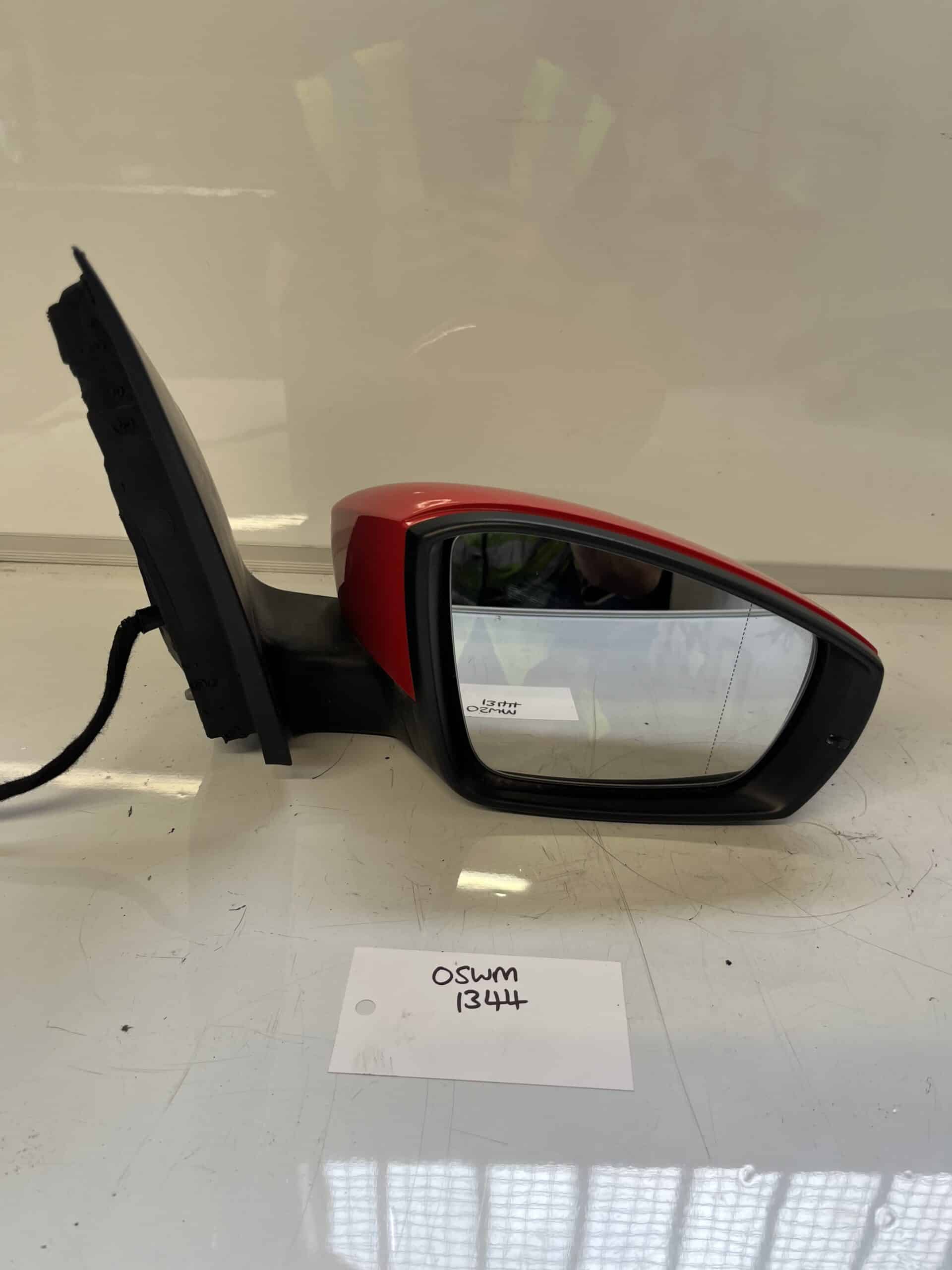 Volkswagen Polo 2014-2017 Off Side Electric Door Mirror – Red