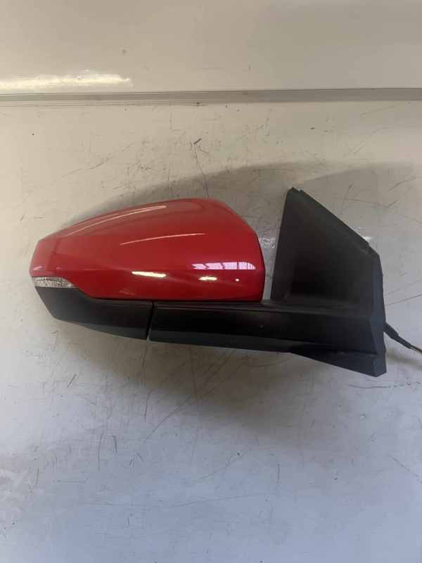 Volkswagen Polo 2017-2023 Off Side Electric Door Mirror – Red LP3G Colour Code