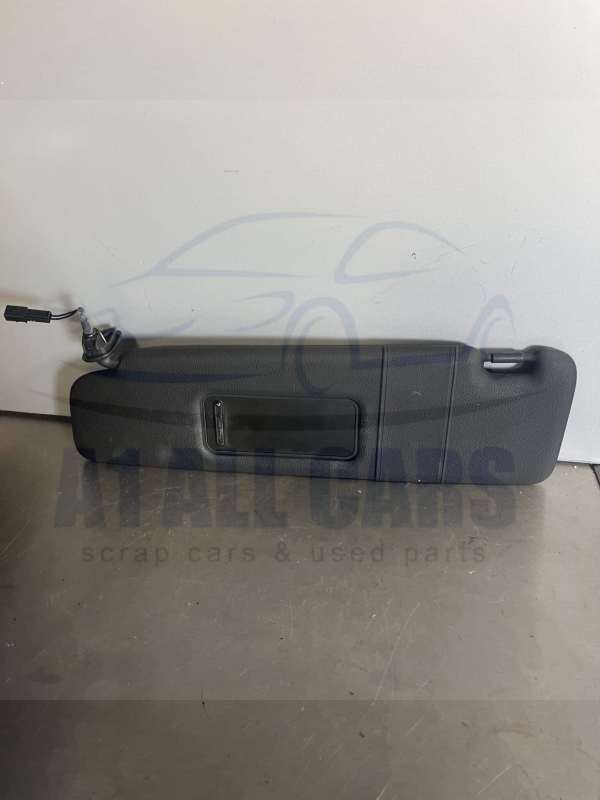Audi A5 2007-2015 3 Door Convertible Near Side Sun Visor With Mirror – Black