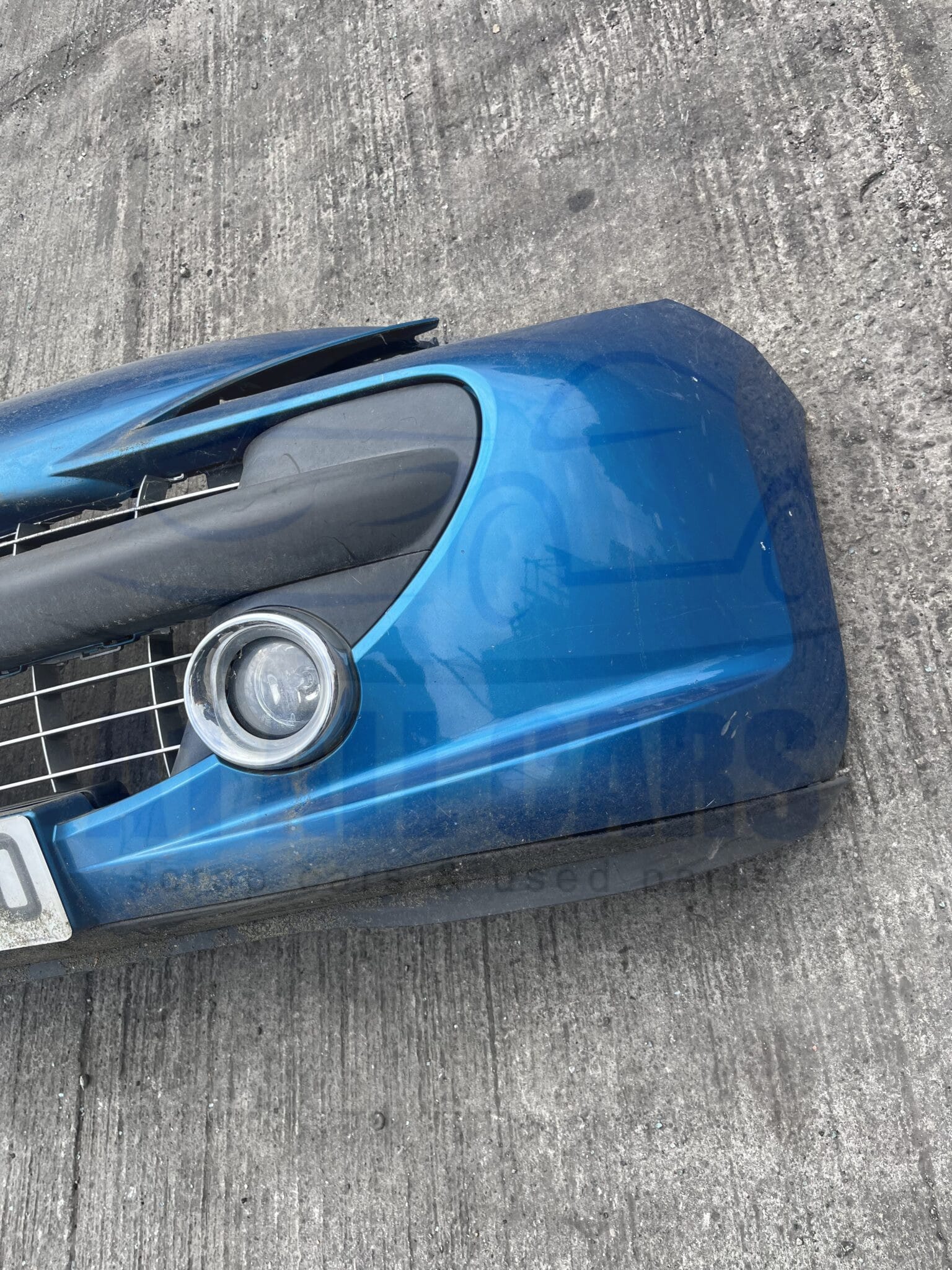 Peugeot 207 2006-2012 Front Bumper With Fogs – Blue