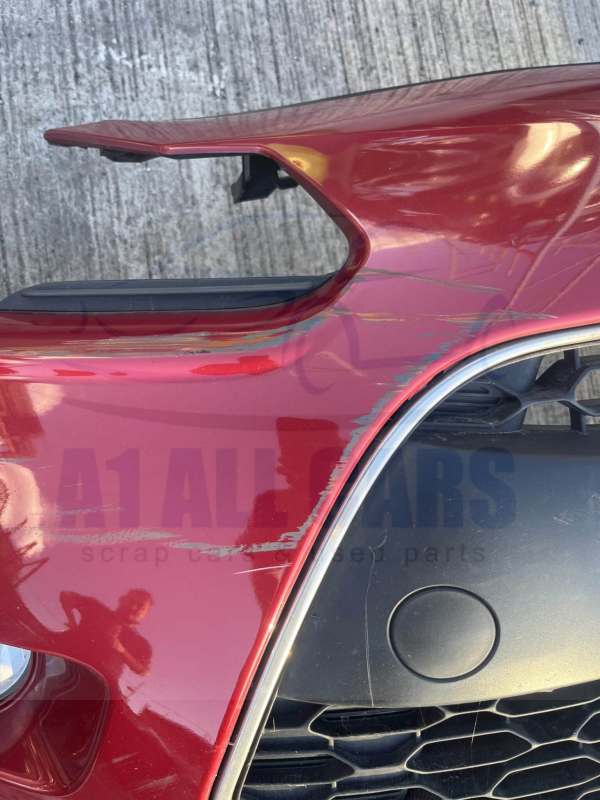 Citroen C3 2010-2015 Front Bumper With Fogs – Red EKQD Colour Code ( Scratched on Bumper See Pics )
