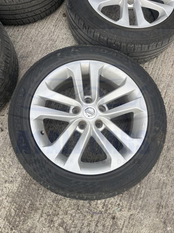 Nissan Juke 2010-2019 Full Set Of 17″ Alloy Wheels With Tyres – 215/55/17