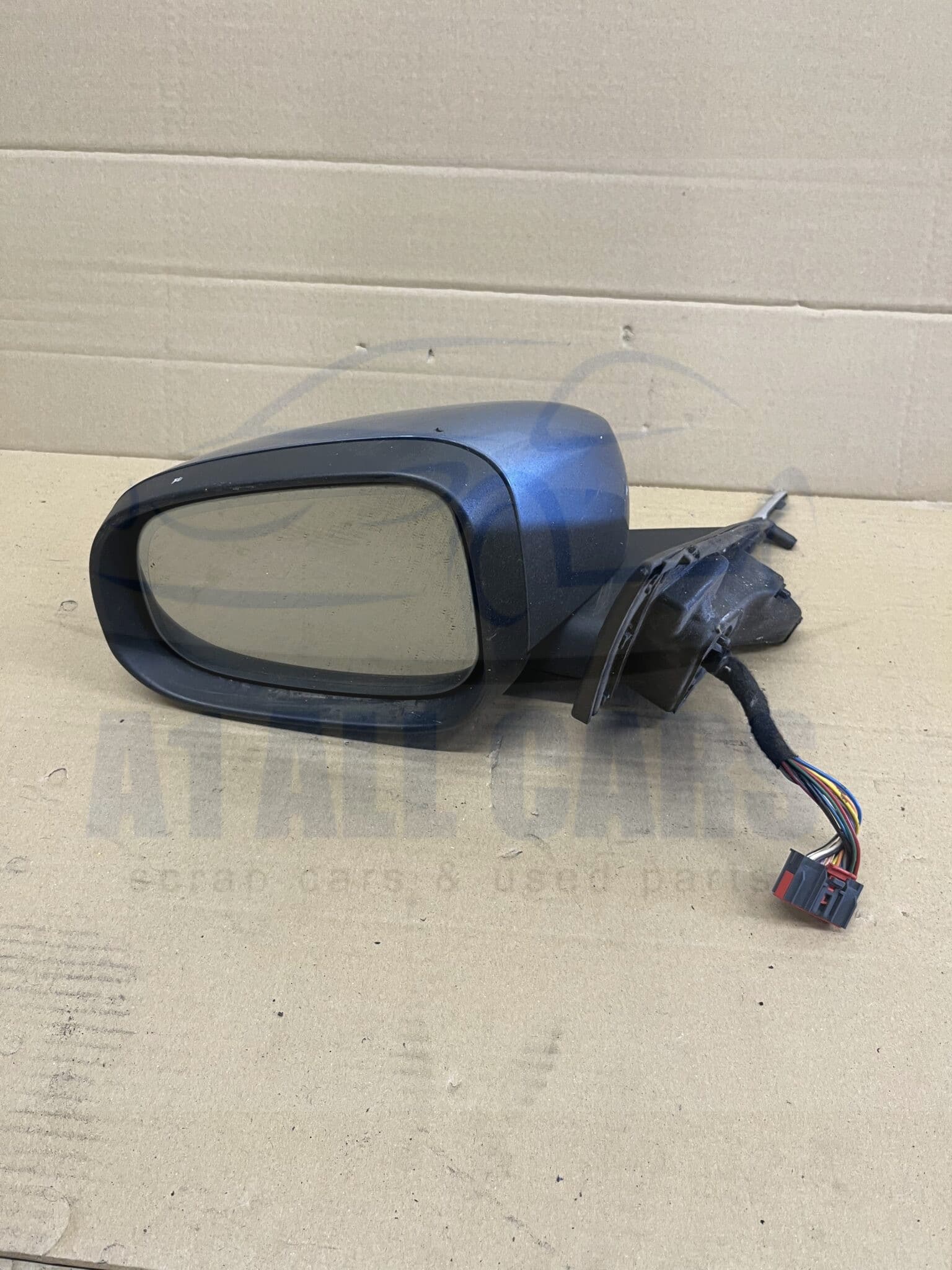 Jaguar XF 2007-2011 Near Side Electric Door Mirror – Blue ( Power Fold )