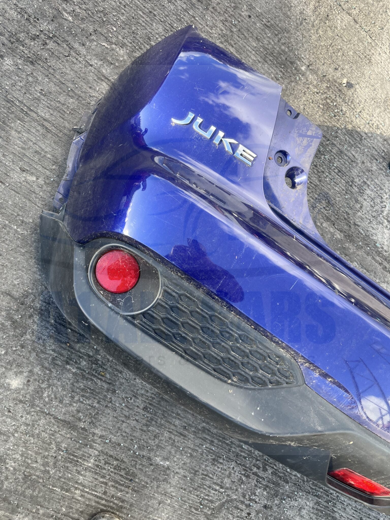 Nissan Juke 2014-2019 5 Door Hatchback Rear Bumper – Blue RBN Colour Code