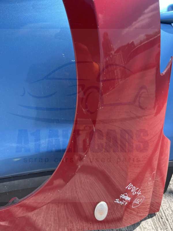 Suzuki Swift 2011-2017 Near Side Wing – Red ( Few Light Scratches See Pics )