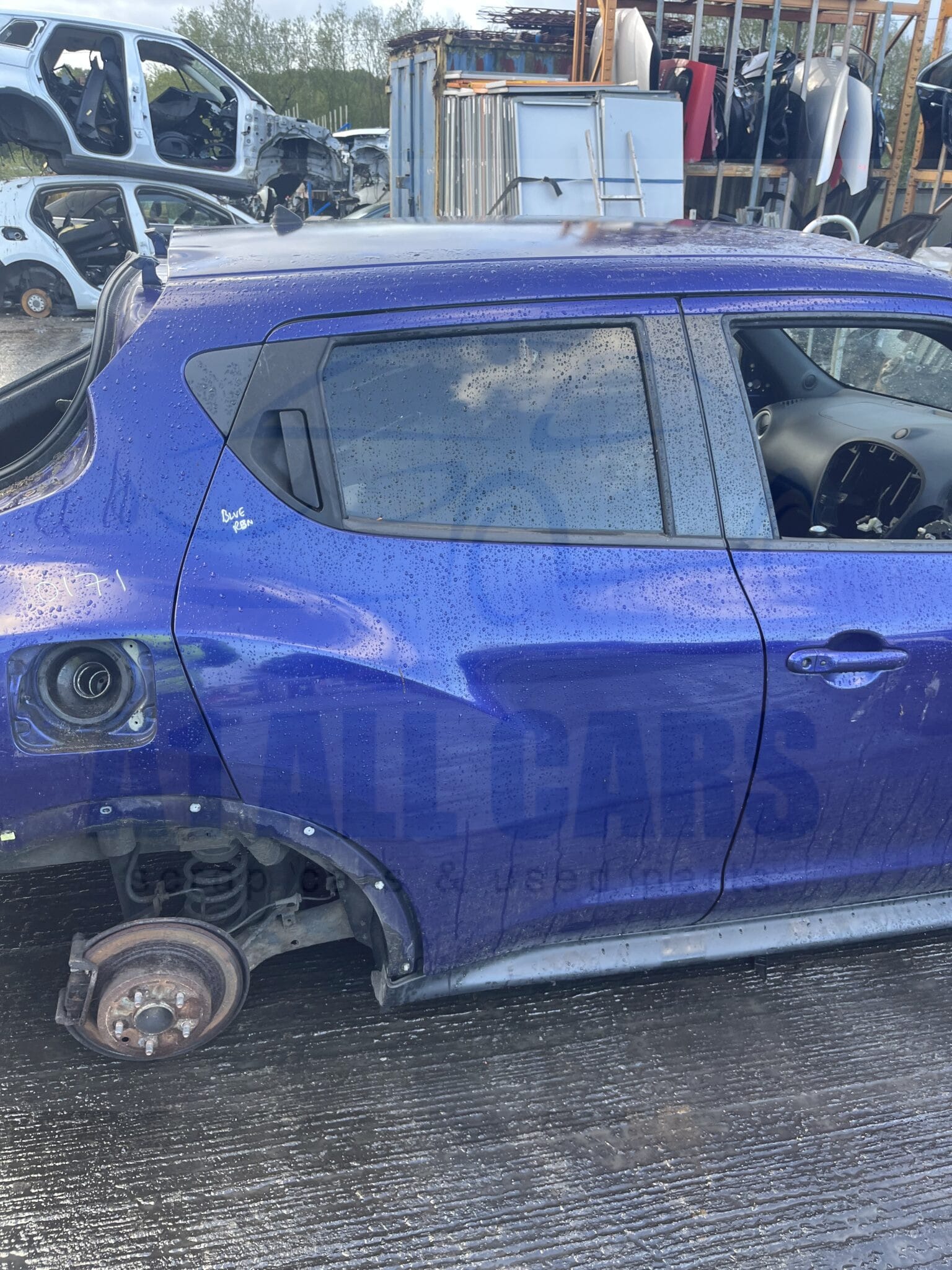 Nissan Juke 2010-2019 5 Door Off Side Rear Door – Blue RBN Colour Code ( Call Office For Delivery Quote )