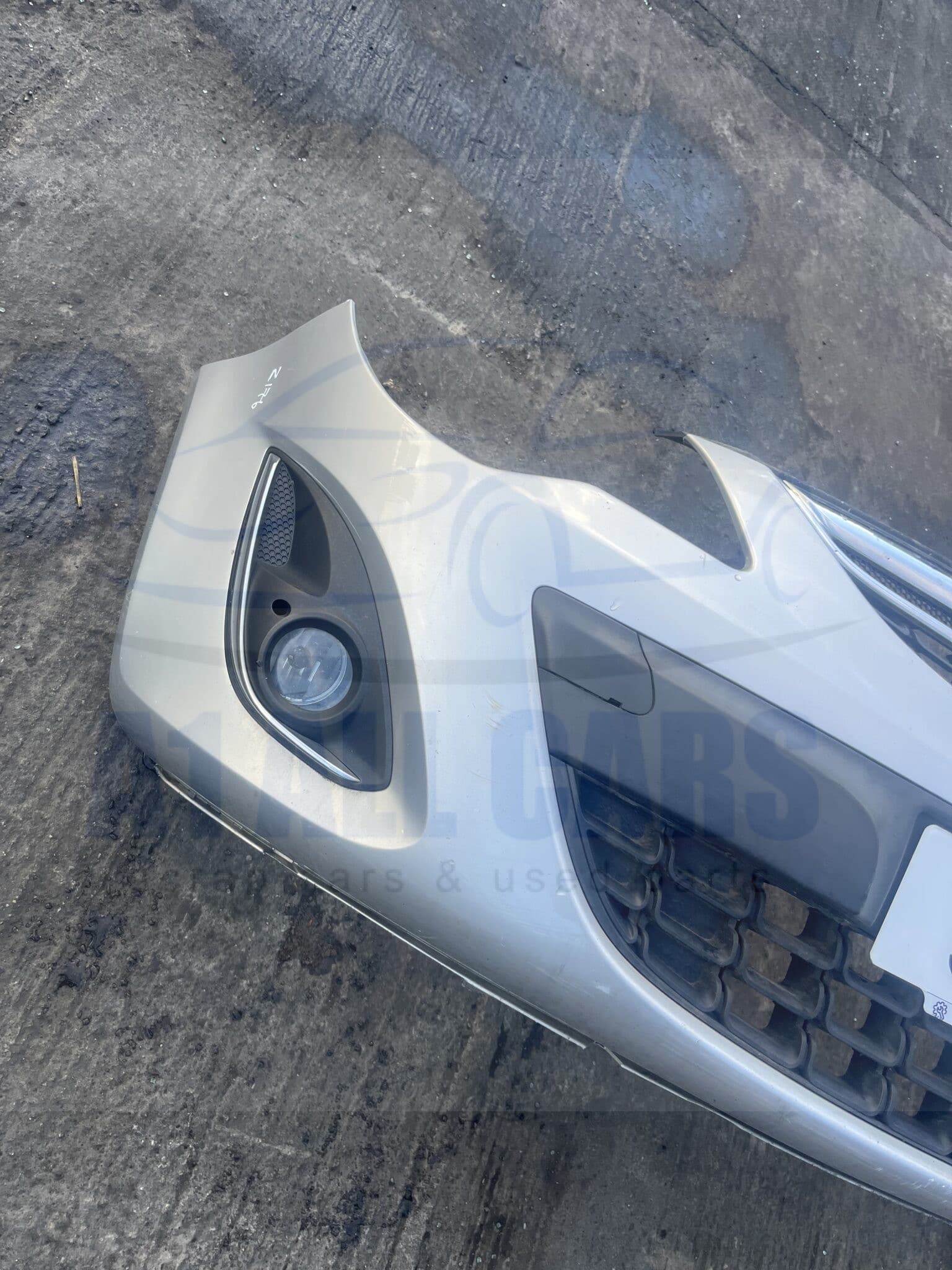 Vauxhall Corsa 2010-2014 Front Bumper With Fogs – Silver Z176 Colour Code