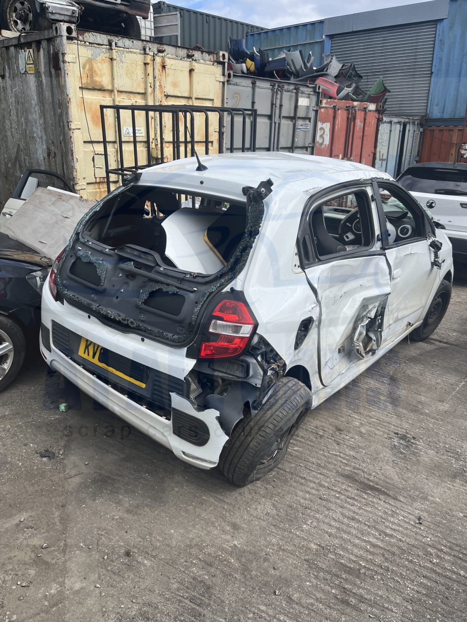 Renault Twingo 2013-2019 1.0 Petrol 5 Door Hatchback White Breaking For Parts