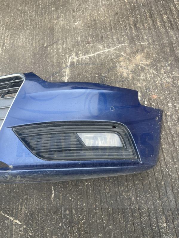Audi A4 2012-2015 Front Bumper With Fogs And Sensors – Blue LX5Q Colour Code