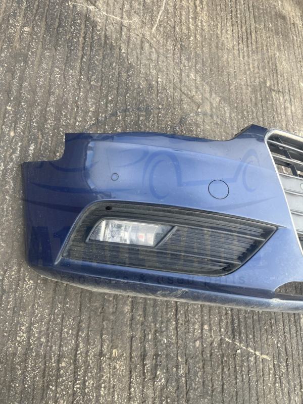 Audi A4 2012-2015 Front Bumper With Fogs And Sensors – Blue LX5Q Colour Code