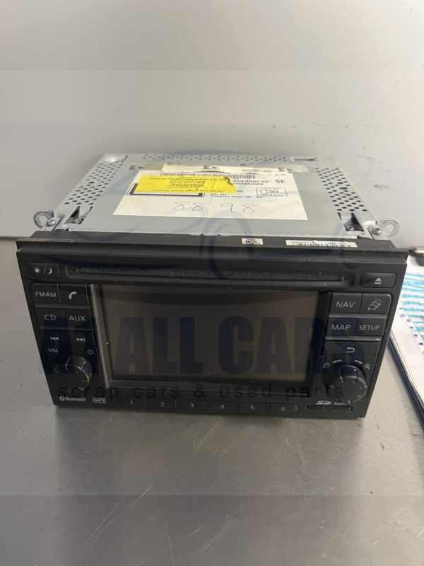 Nissan Qashqai 2007-2013 Radio / CD Player / Sat Nav – 25915BH30E