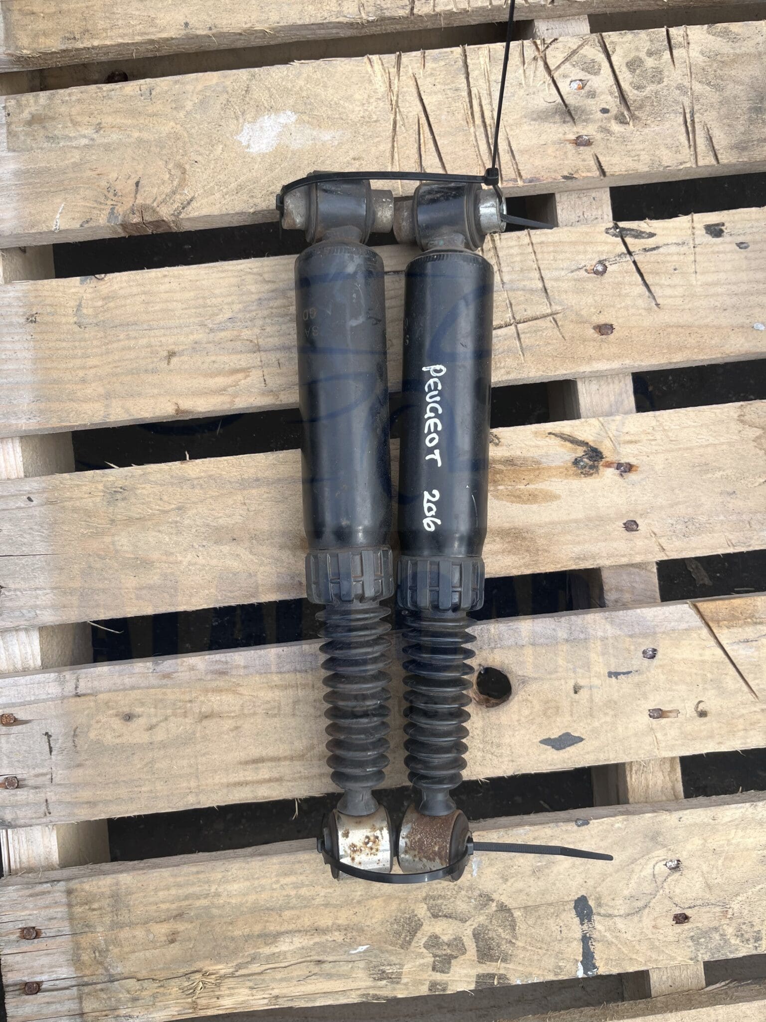 Peugeot 206 1998-2007 Hatchback Rear Shock Absorbers – Pair