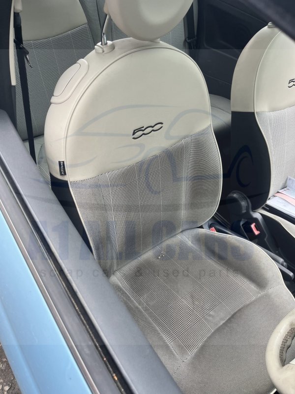 Fiat 500 2007-2015 3 Door Hatchback 1.2 Petrol Manual Blue C175 Breaking For Parts