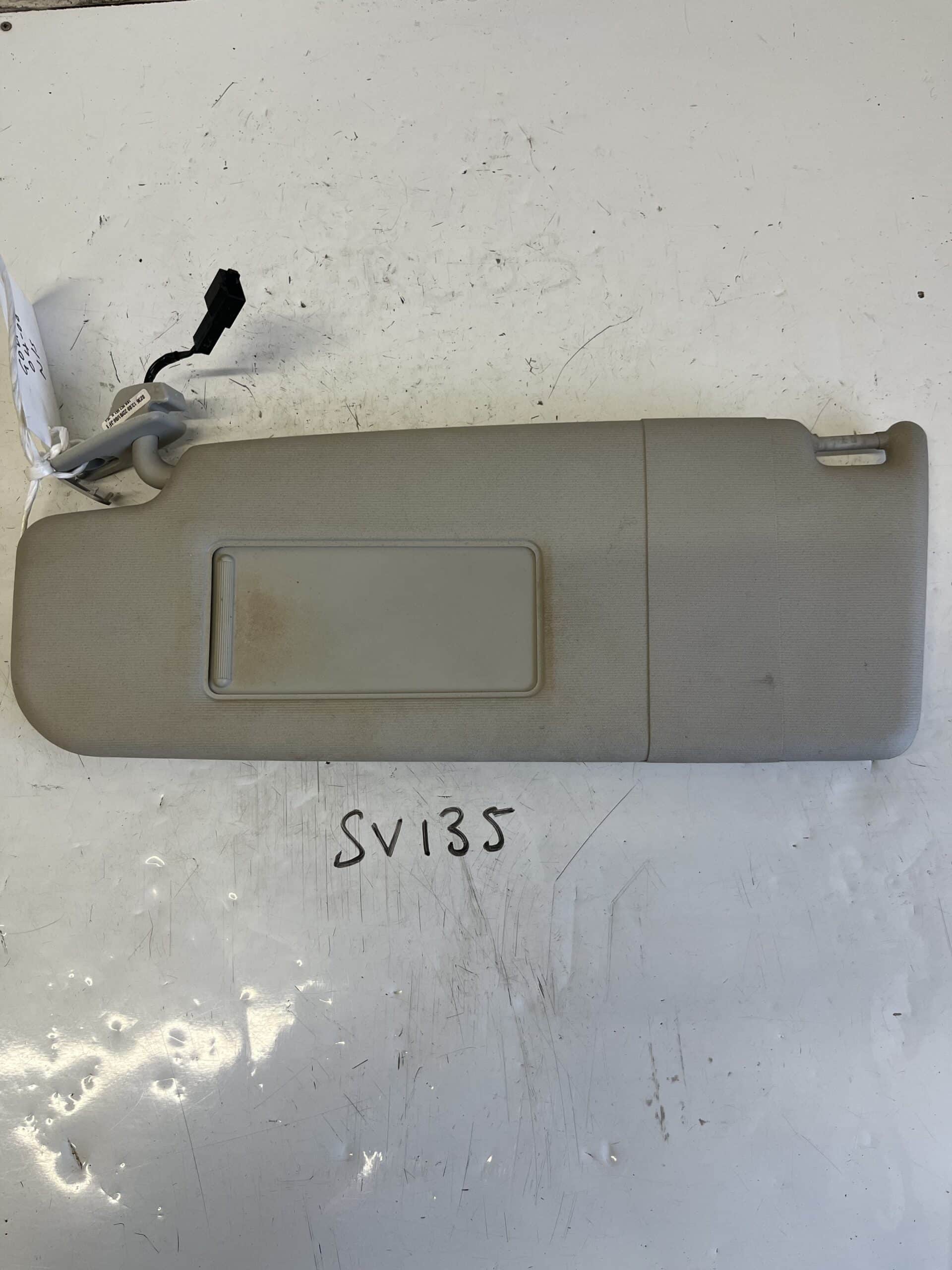 Volkswagen Golf 2004-2008 Near Side Sun Visor With Mirror ( 2 Pin Plug )
