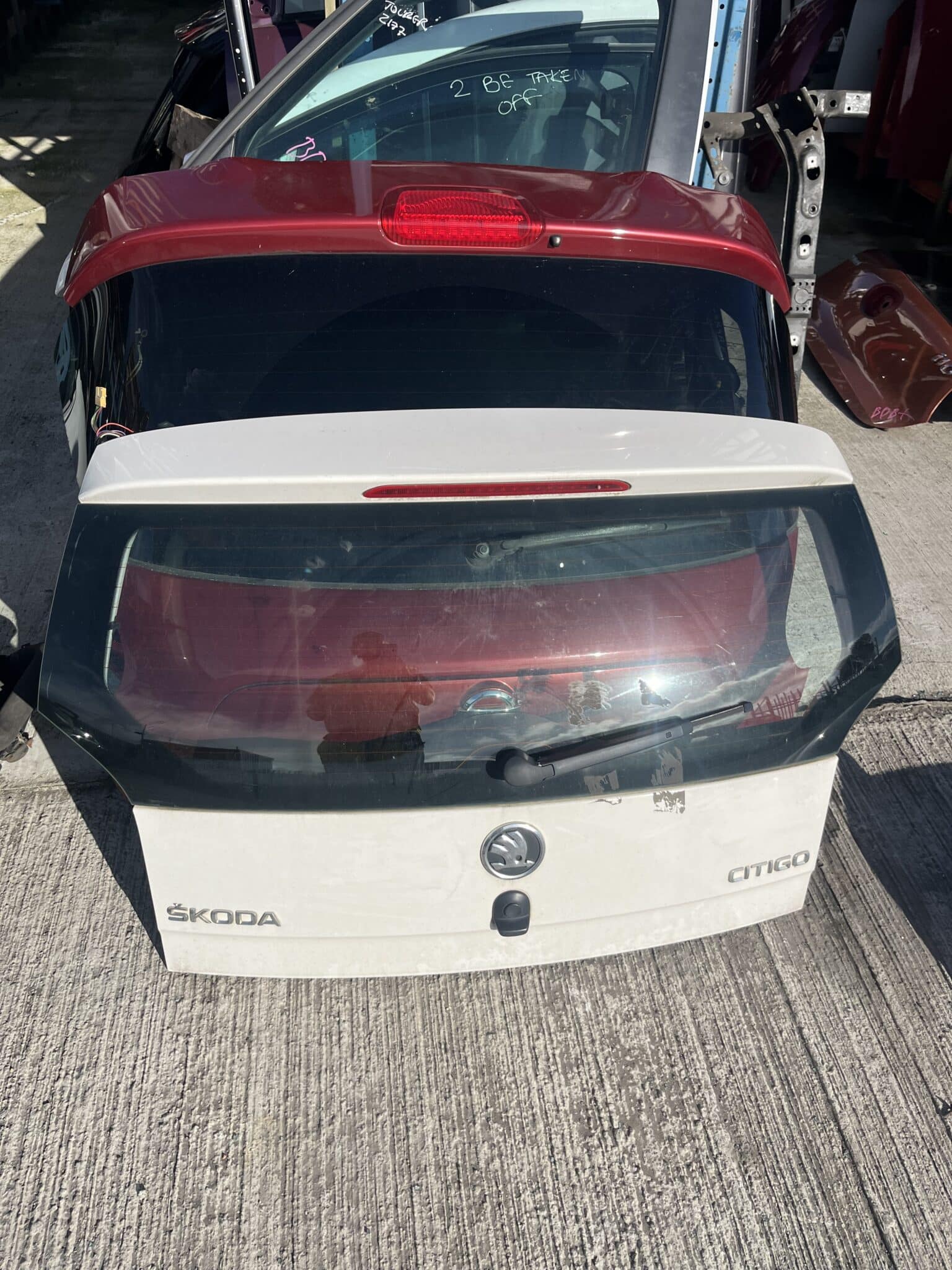 Skoda Citigo 2012-2019 Hatchback Tailgate – White LB9A Colour Code ( Call Office For Delivery Quote )