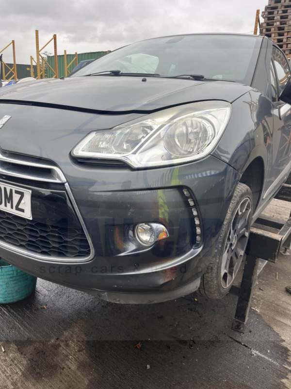 Citroen DS3 2009-2015 Front Bumper With Fogs And DRL – Grey KTP Colour Code