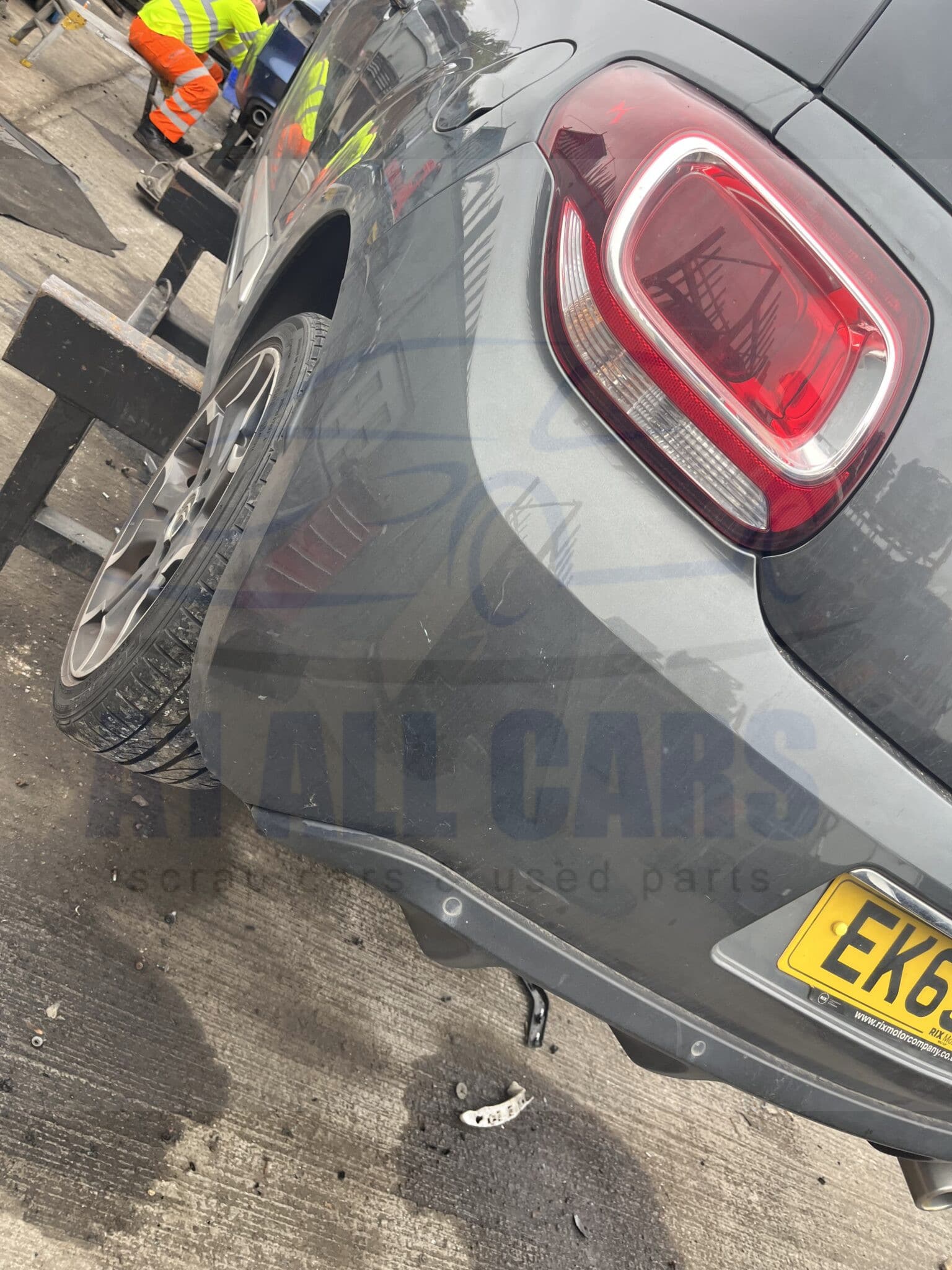 Citroen DS3 2009-2015 3 Door Hatchback Rear Bumper With Sensors – Grey KTP Colour Code