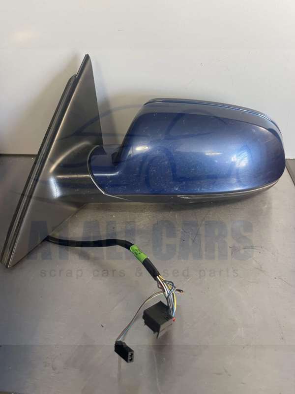 Audi A4 2012-2015 Saloon / Estate Near Side Electric Door Mirror – Blue LX5Q ( Power Fold )