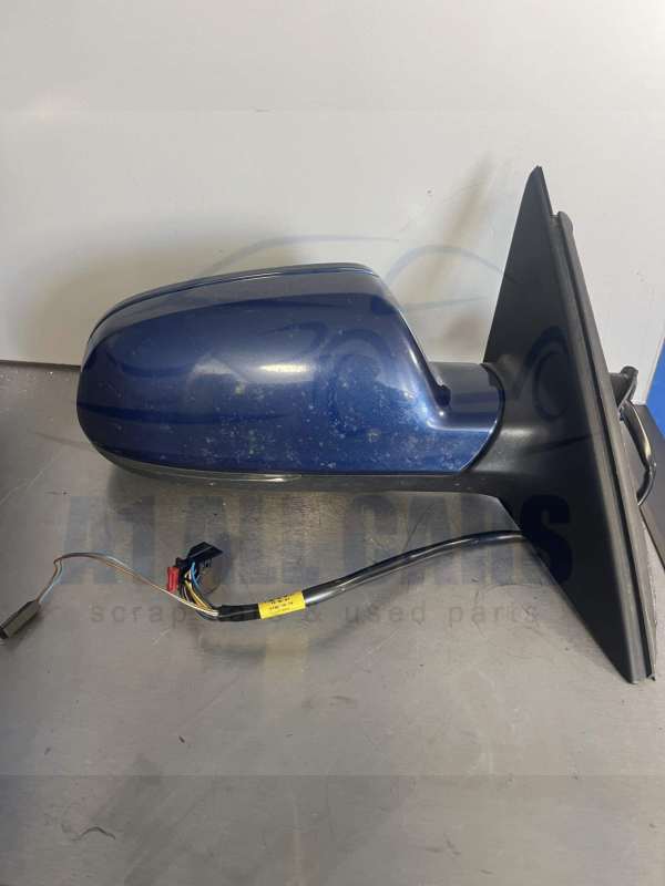 Audi A4 2012-2015 Saloon / Estate Off Side Electric Door Mirror – Blue LX5Q ( Power Fold )