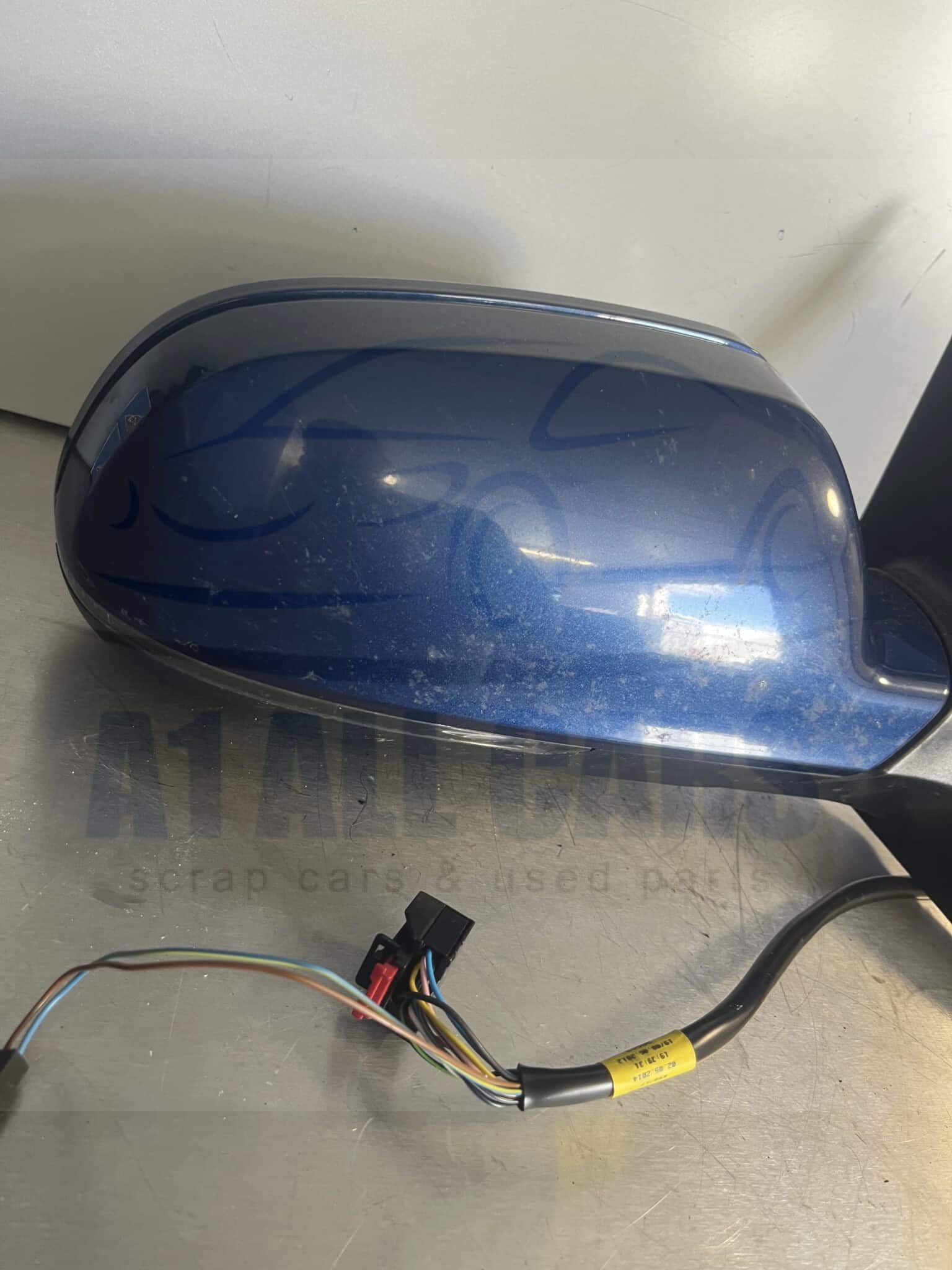 Audi A4 2012-2015 Saloon / Estate Off Side Electric Door Mirror – Blue LX5Q ( Power Fold )