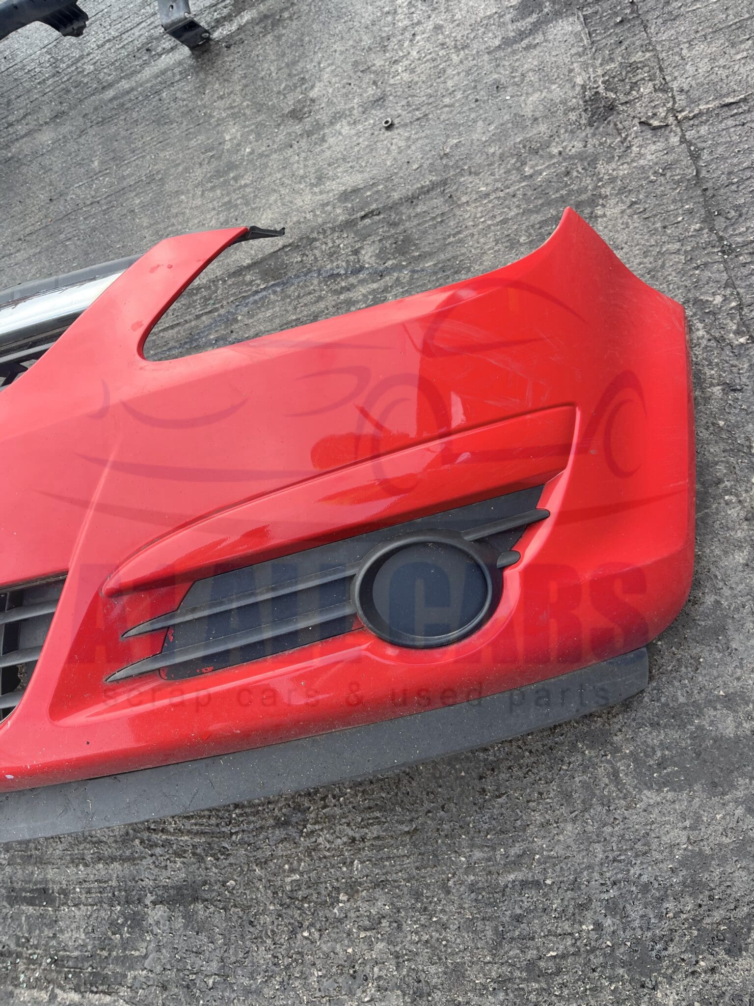 Vauxhall Corsa 2006-2010 Front Bumper – Red Z547 Colour Code