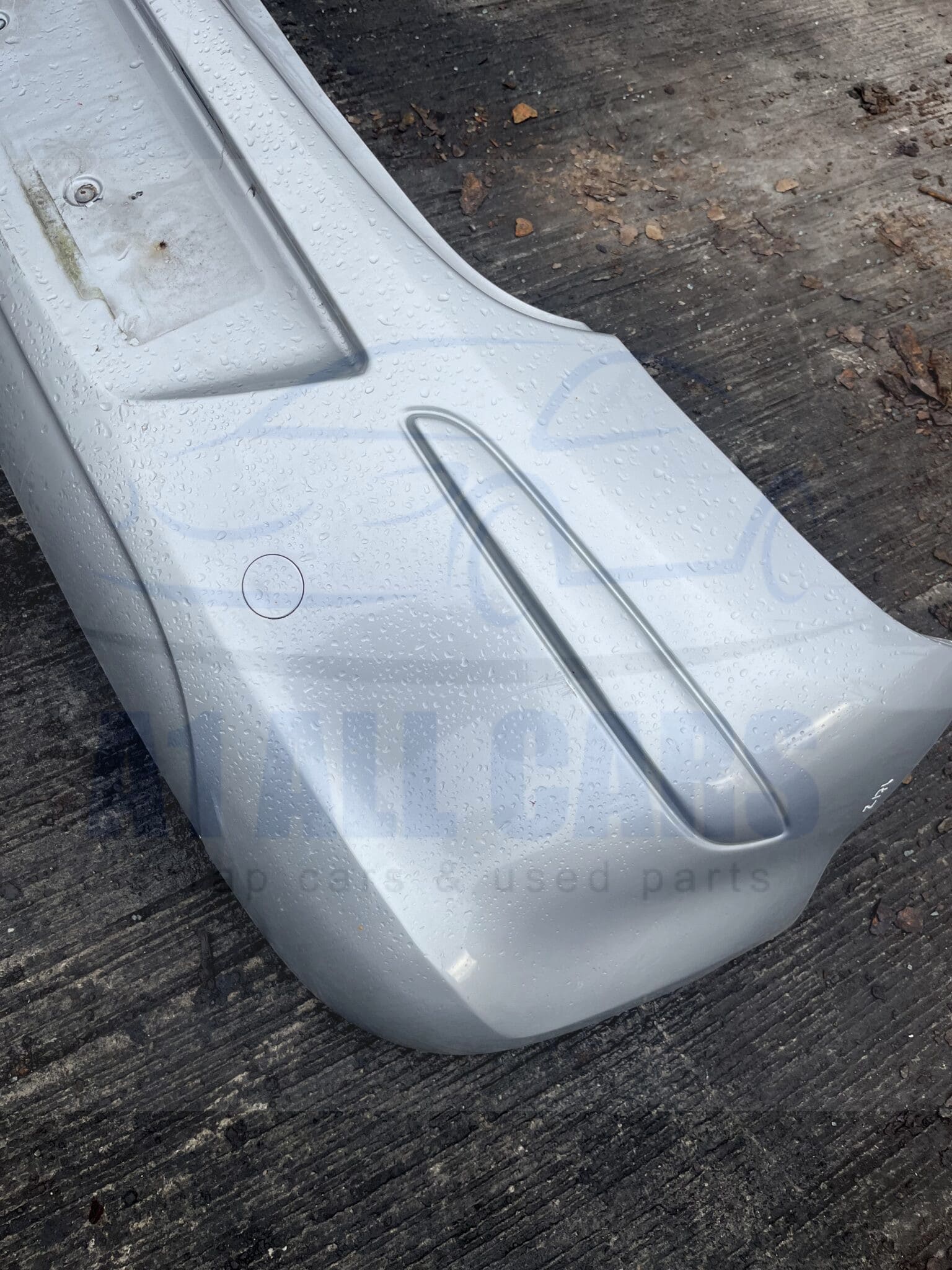Vauxhall Corsa 2006-2014 3 Door Hatchback Rear Bumper – Silver Z176 Colour Code ( Few Scratches See Pics )