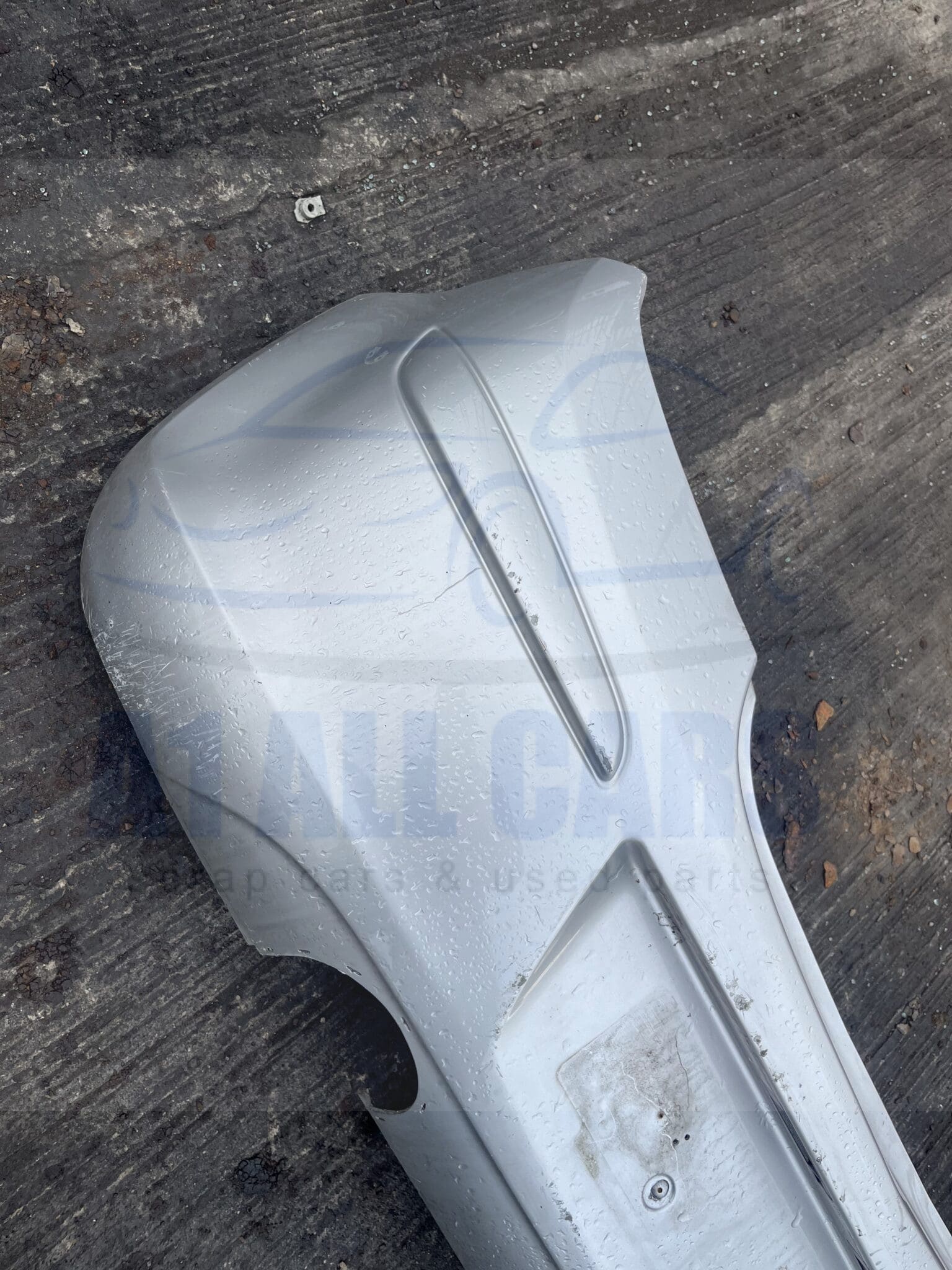 Vauxhall Corsa 2006-2014 3 Door Hatchback Rear Bumper – Silver Z176 Colour Code ( Few Scratches See Pics )