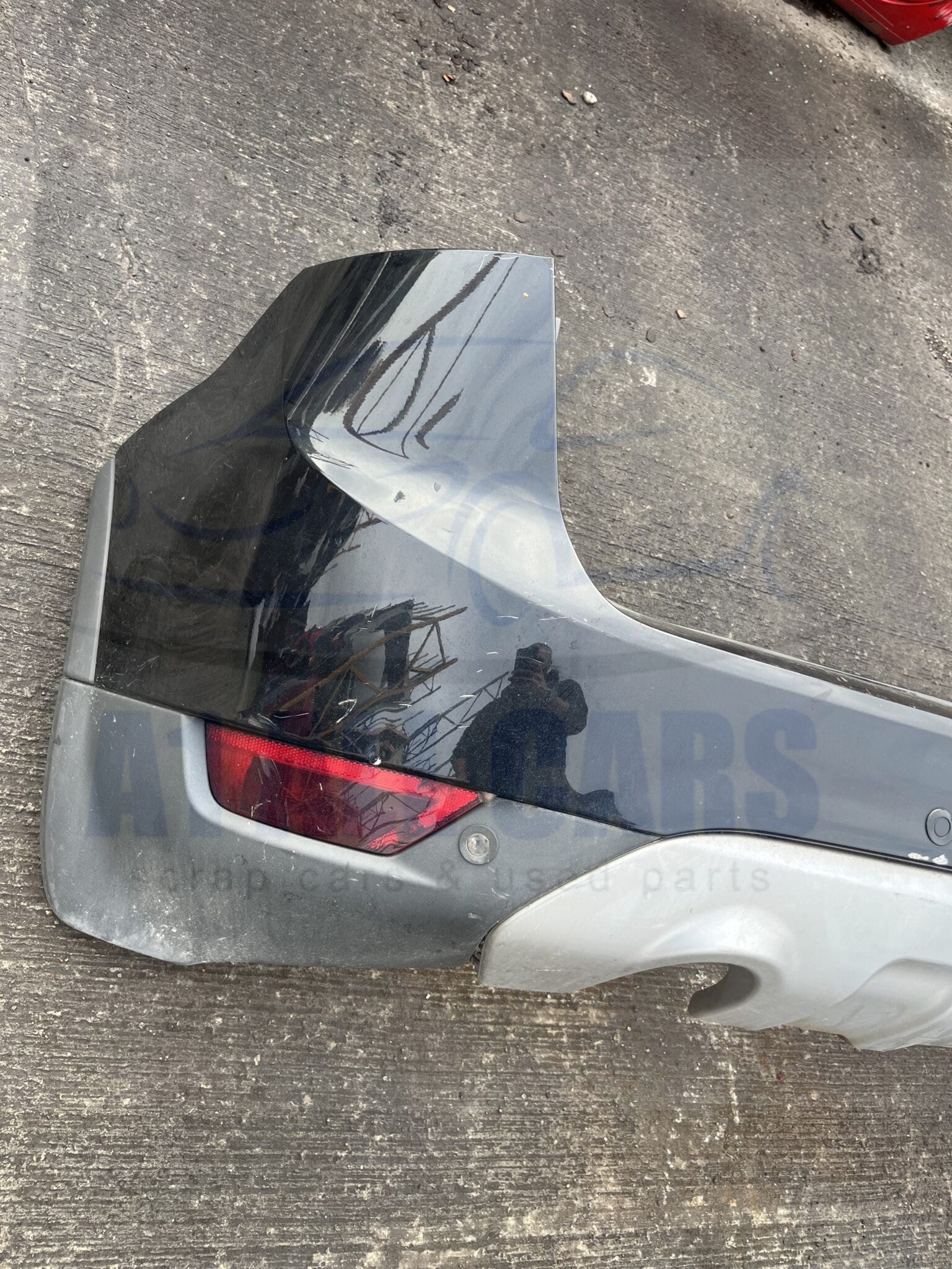 Ford Kuga 2008-2012 5 Door Hatchback Rear Bumper With Sensors – Black F8 Colour Code