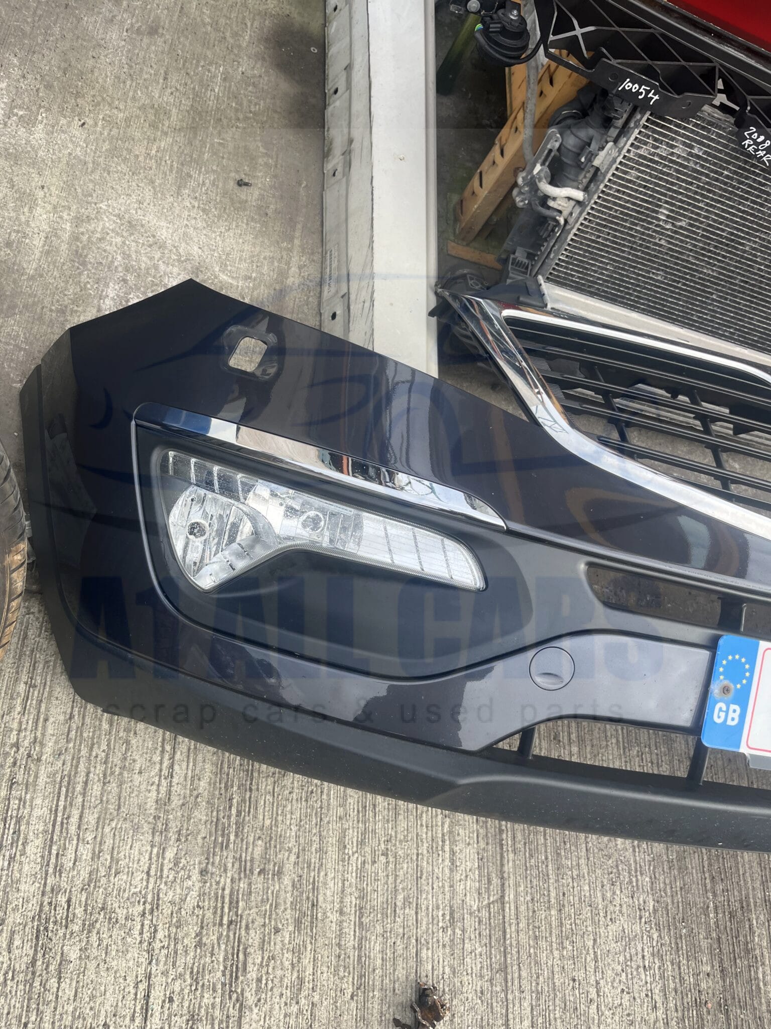 KIA Sportage 2010-2016 Front Bumper With Fogs – Grey BE Colour Code