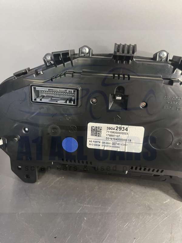 Vauxhall Astra 2015-2021 Speedo / Instrument Cluster – 39042934