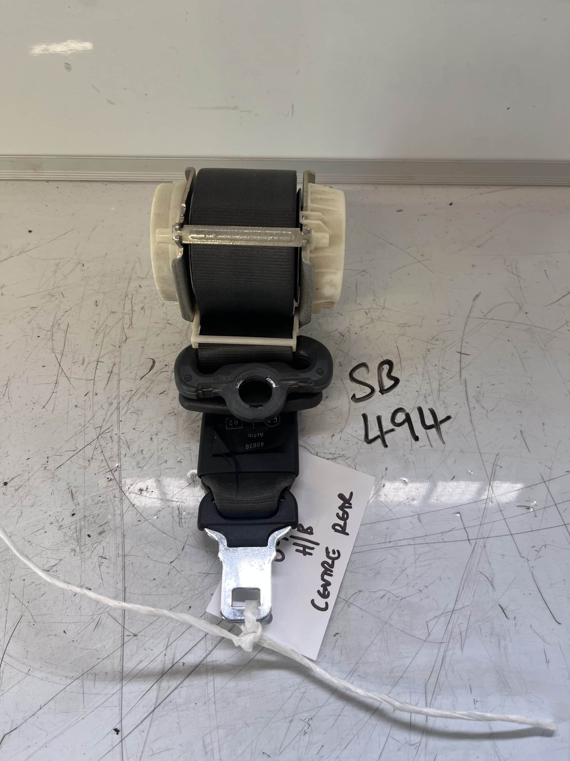 Renault Clio 2009-2012 Hatchback Centre Rear Seatbelt – 34006770