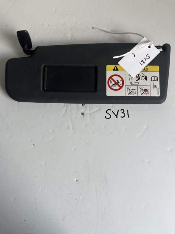 Skoda Fabia 2007-2014 Near Side Sun Visor With Mirror – Black