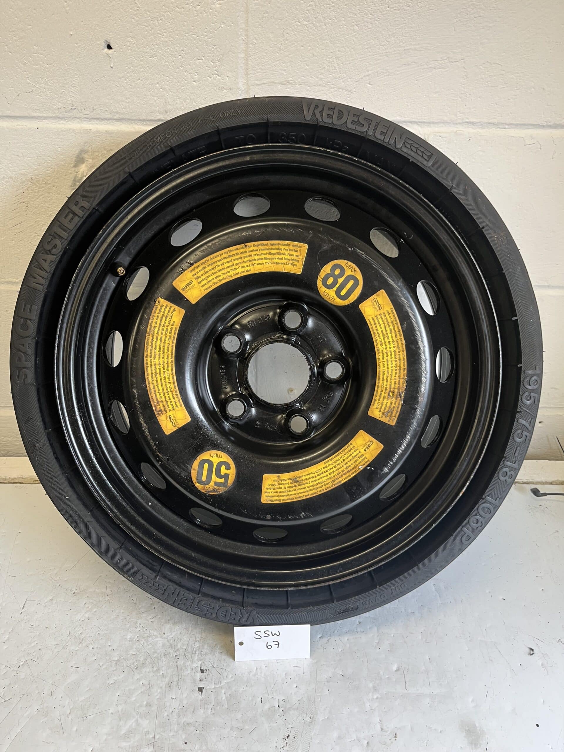 Audi Q7 2006-2010 MK1 Spare Wheel / Space Saver – 195-75-18
