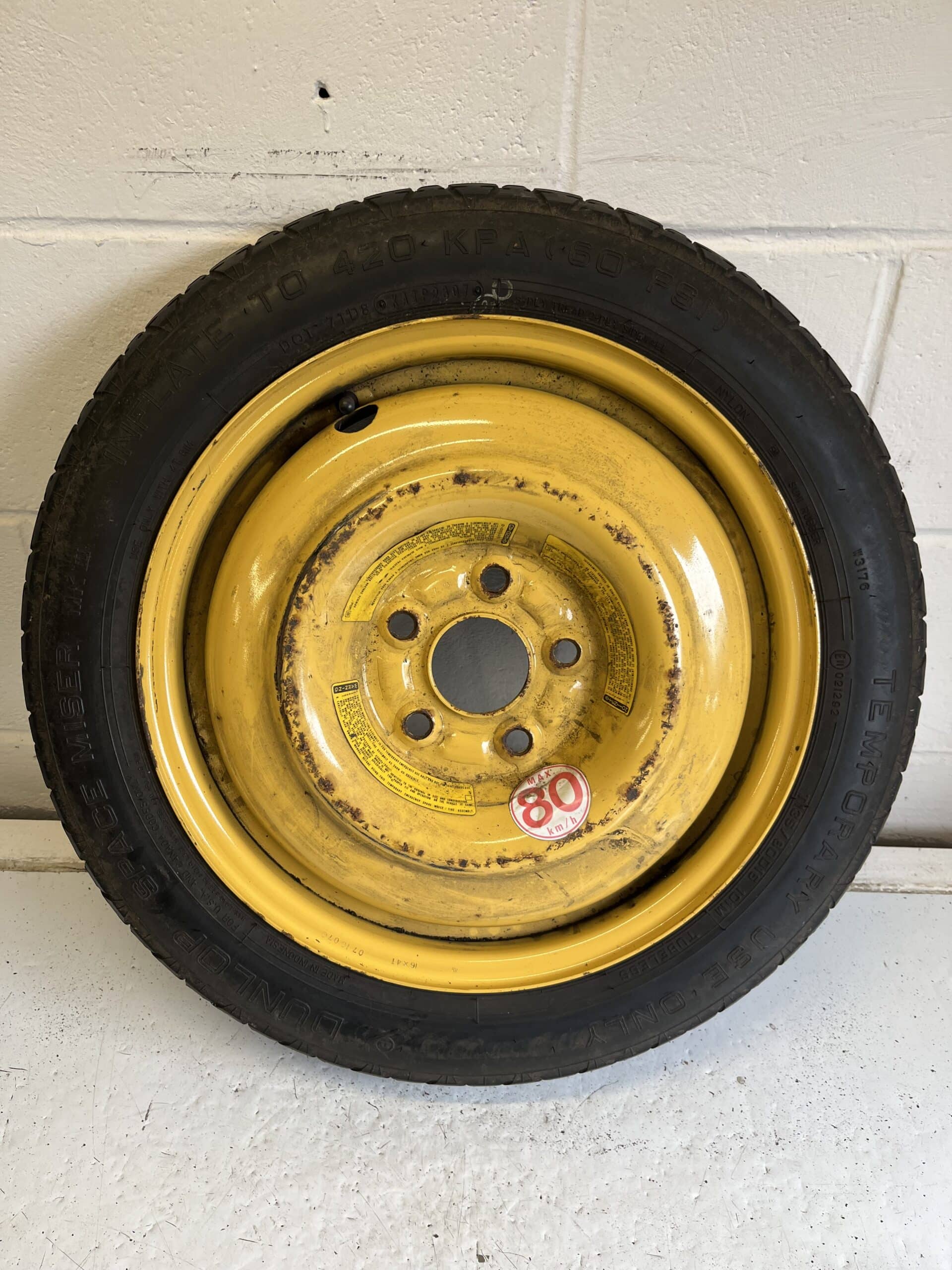 Honda Civic 2005-2010 MK8 Spare Wheel / Space Saver – 135-80-16