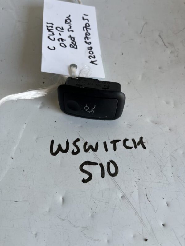 Mercedes C Class 2007-2012 Tailgate / Boot Lid Release / Opening Switch – A2048707051